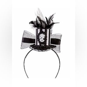 New black & bone deluxe fashion headband -
